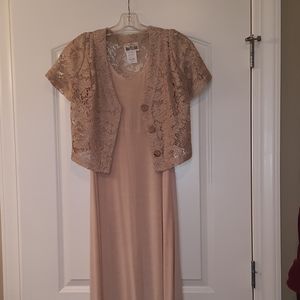 Nina Piccalino champagne dress